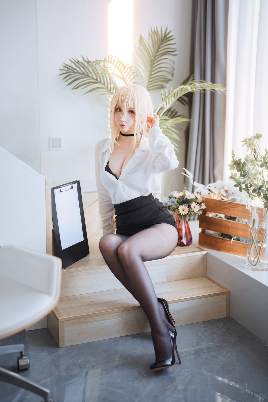 Coser@rioko凉凉子 Vol.113 碧蓝航线 冤仇 办公室的意外