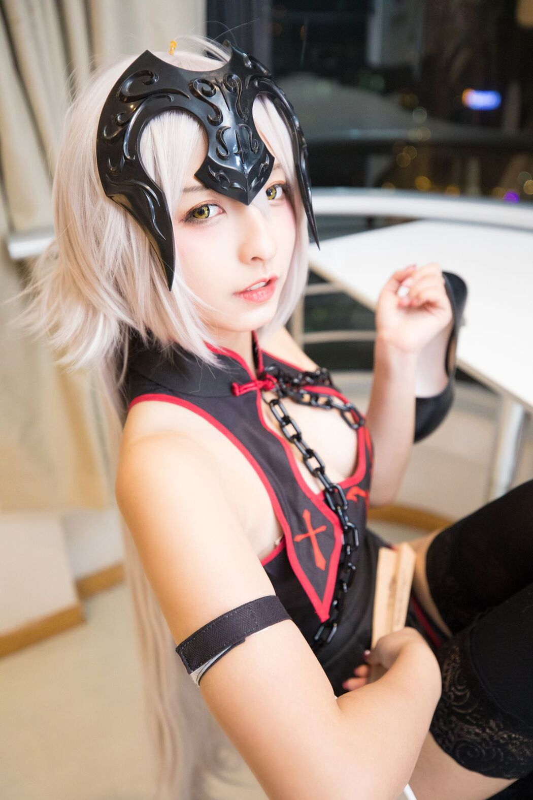 Coser@神楽坂真冬 Vol.037 电子相册-旗袍黑贞 A