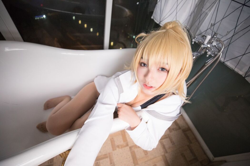 Coser@神楽坂真冬 Vol.036 电子相册-白贞德 Swimingthedrea B