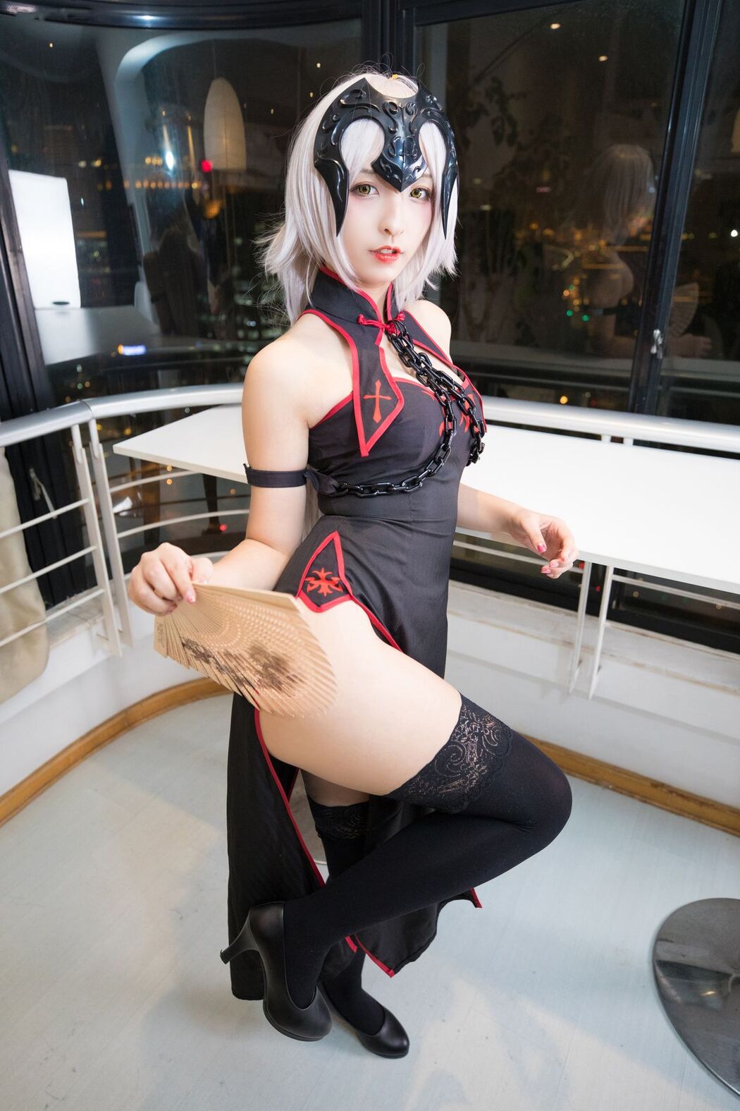 Coser@神楽坂真冬 Vol.037 电子相册-旗袍黑贞 B