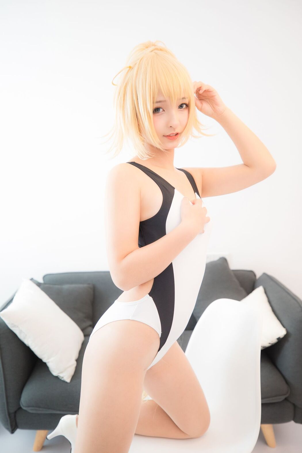 Coser@神楽坂真冬 Vol.036 电子相册-白贞德 Swimingthedrea A