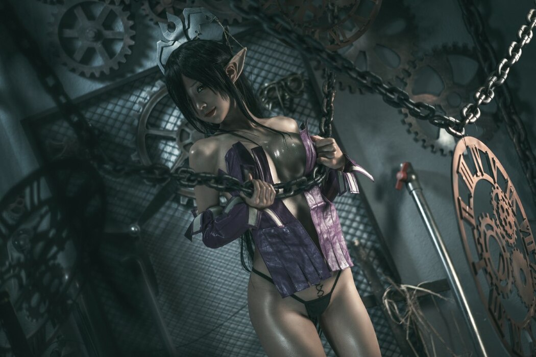 Coser@蠢沫沫 Vol.120 黑兽 女王3套 B