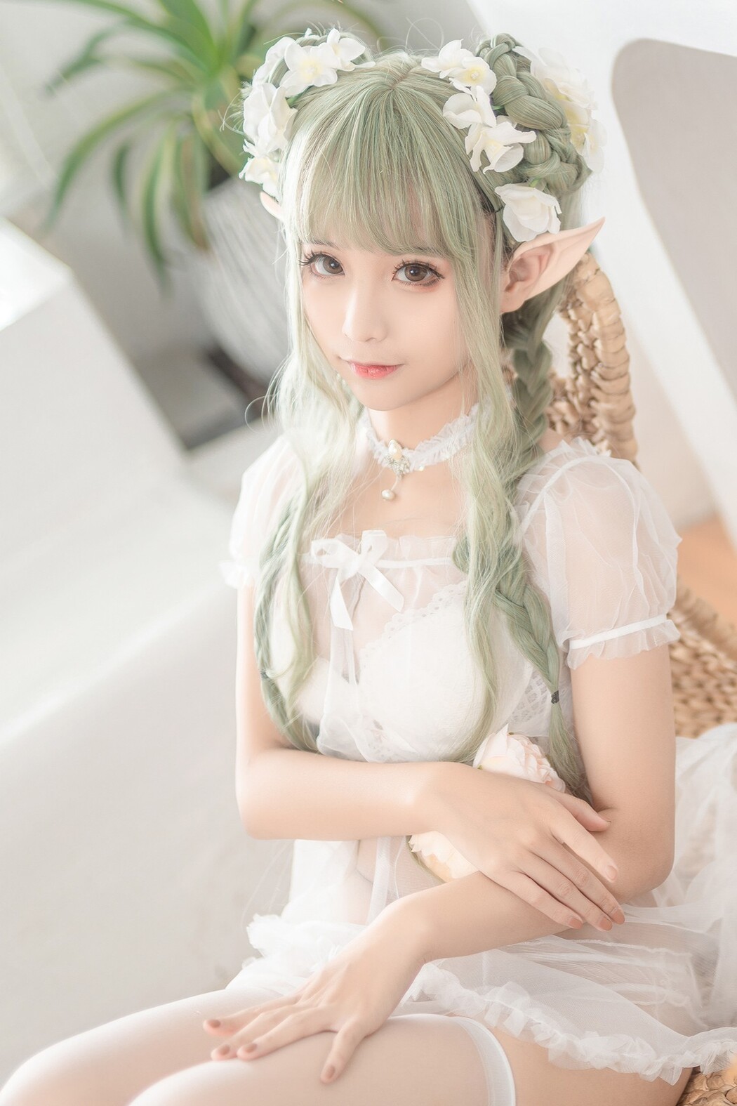 Coser@蠢沫沫 Vol.122 尖耳国度 绿精灵 Cover Photo