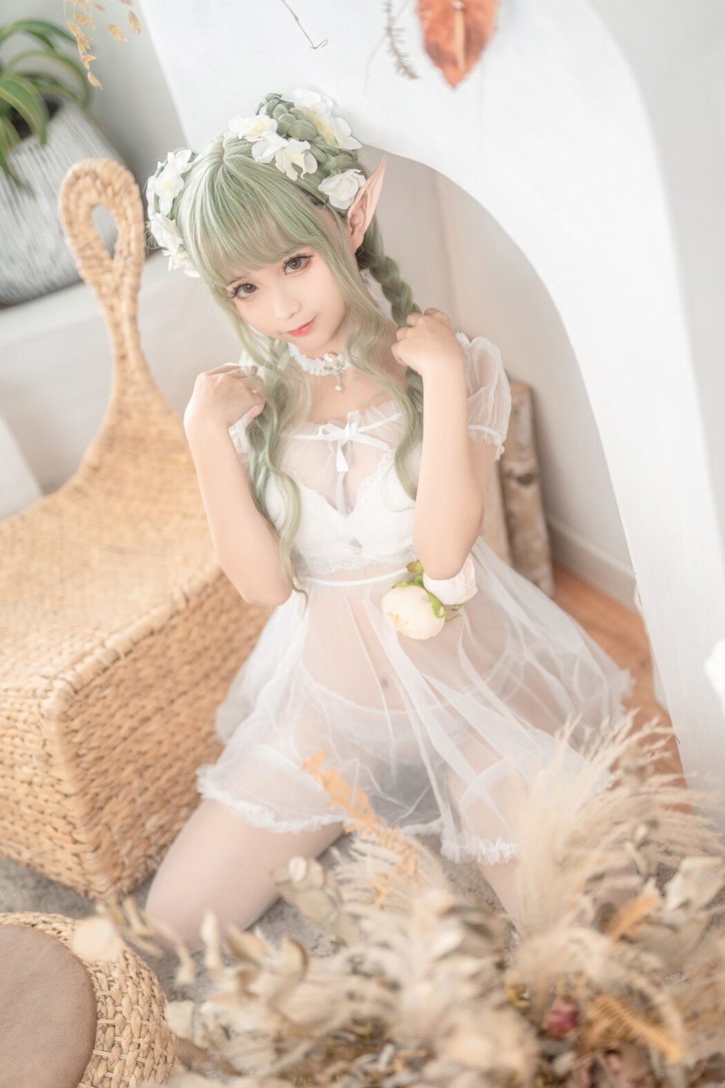 Coser@蠢沫沫 Vol.122 尖耳国度 绿精灵