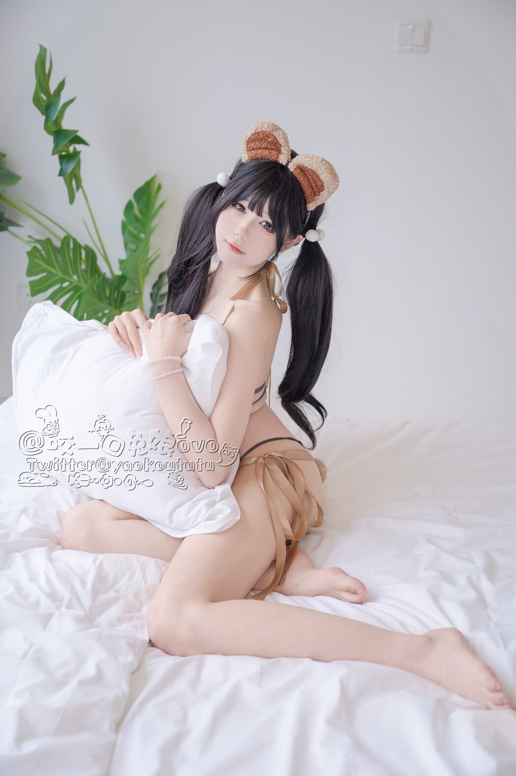 Coser@黏黏团子兔 小熊睡衣