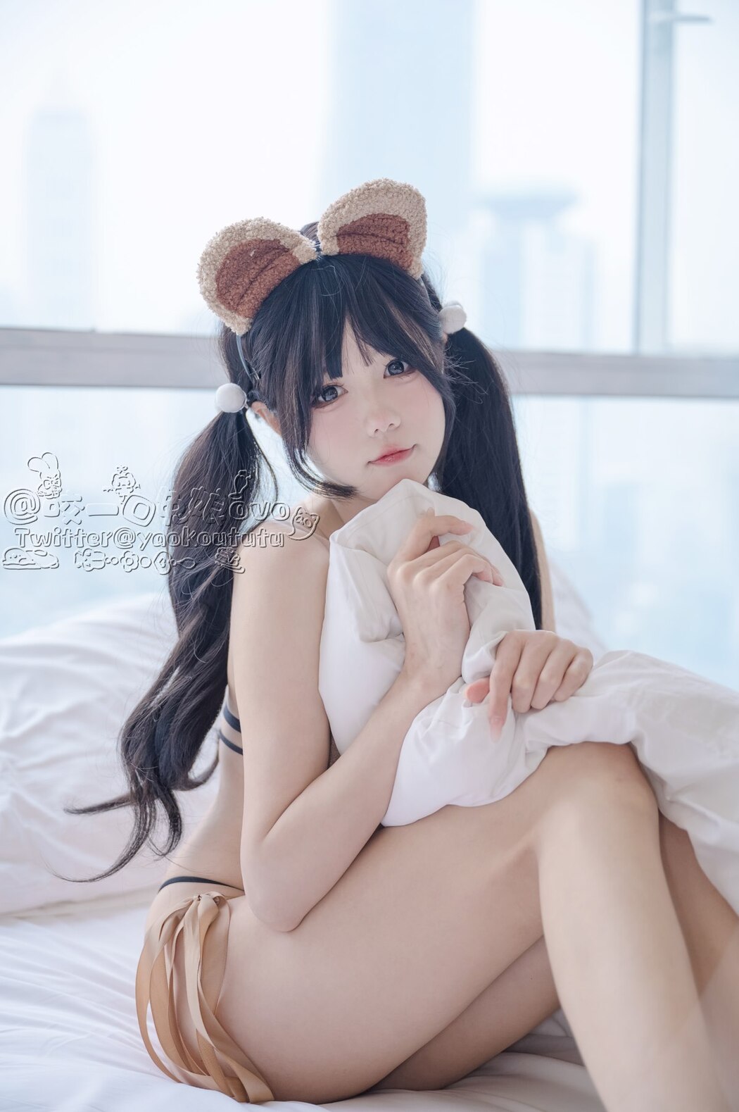 Coser@黏黏团子兔 小熊睡衣