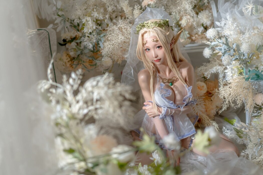 Coser@蠢沫沫 Vol.119 白精灵3套 B