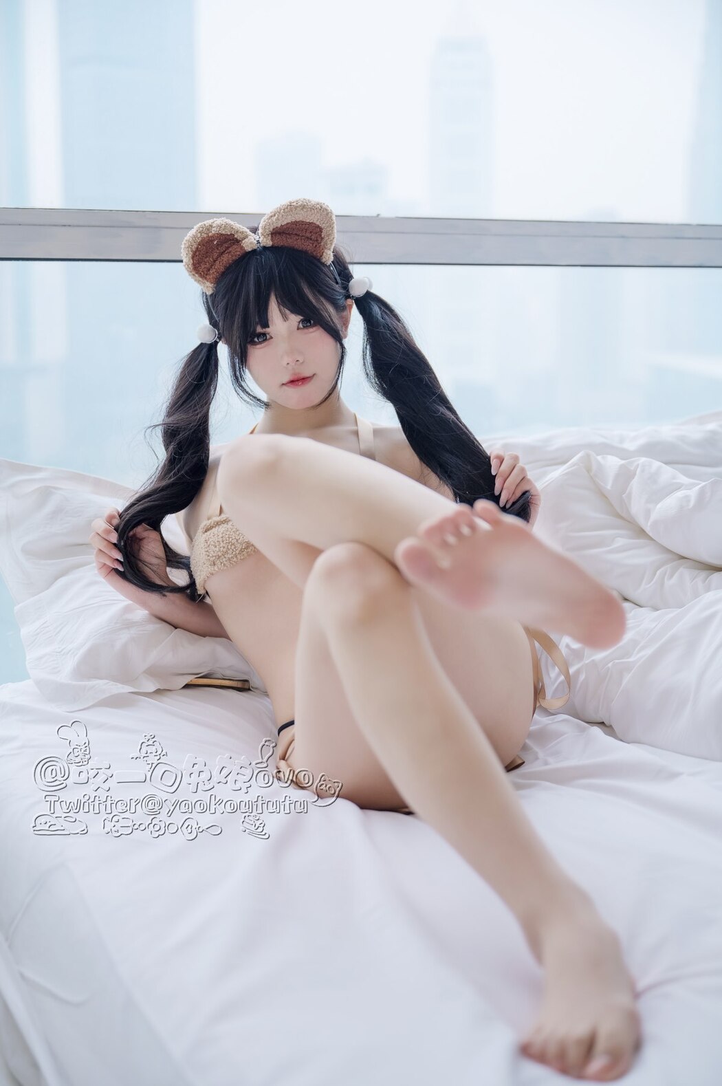 Coser@黏黏团子兔 小熊睡衣