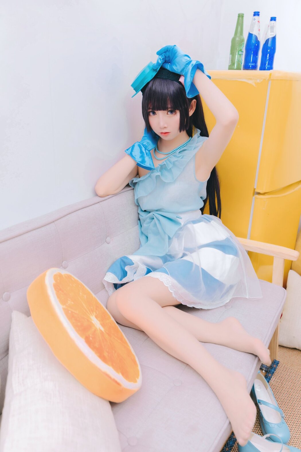 Coser@面饼仙儿 No.026 黑猫打歌服