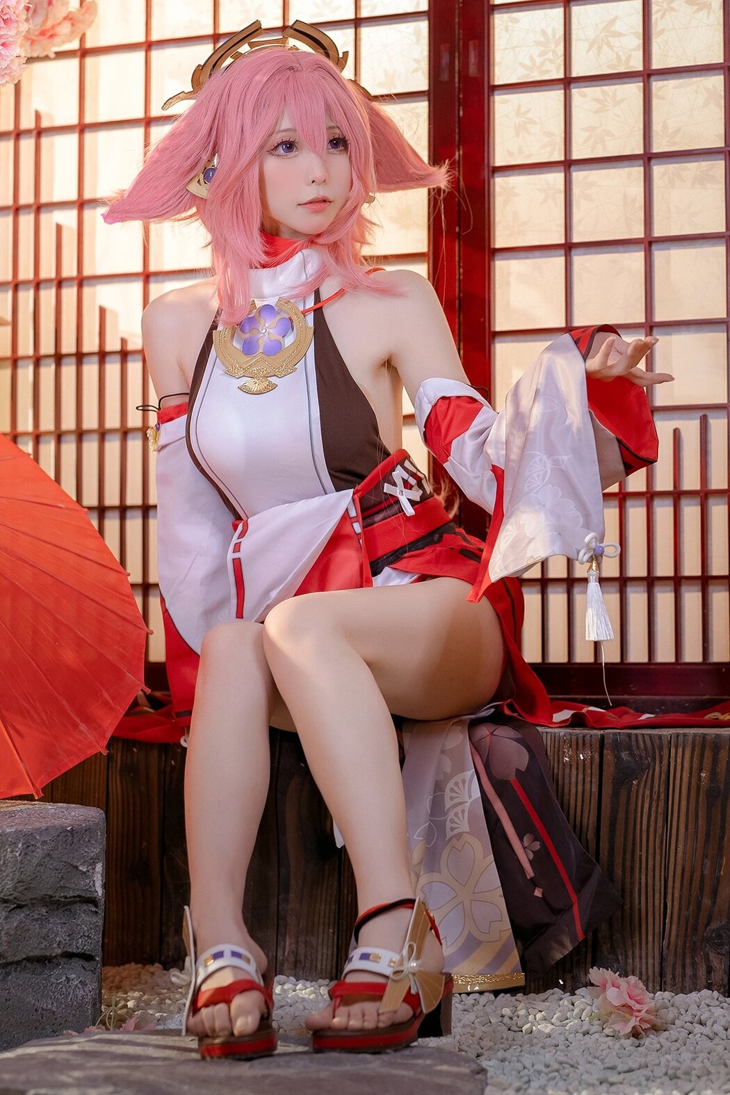 Coser@樱岛嗷一 – 八重神子 Cover Photo