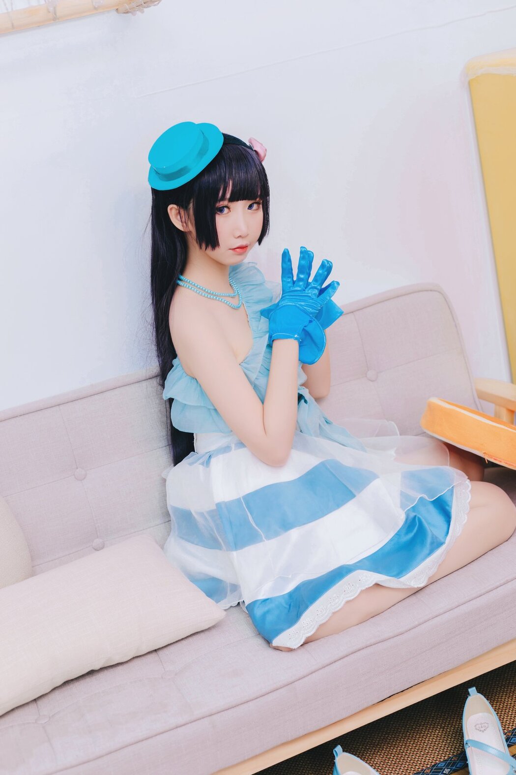 Coser@面饼仙儿 No.026 黑猫打歌服