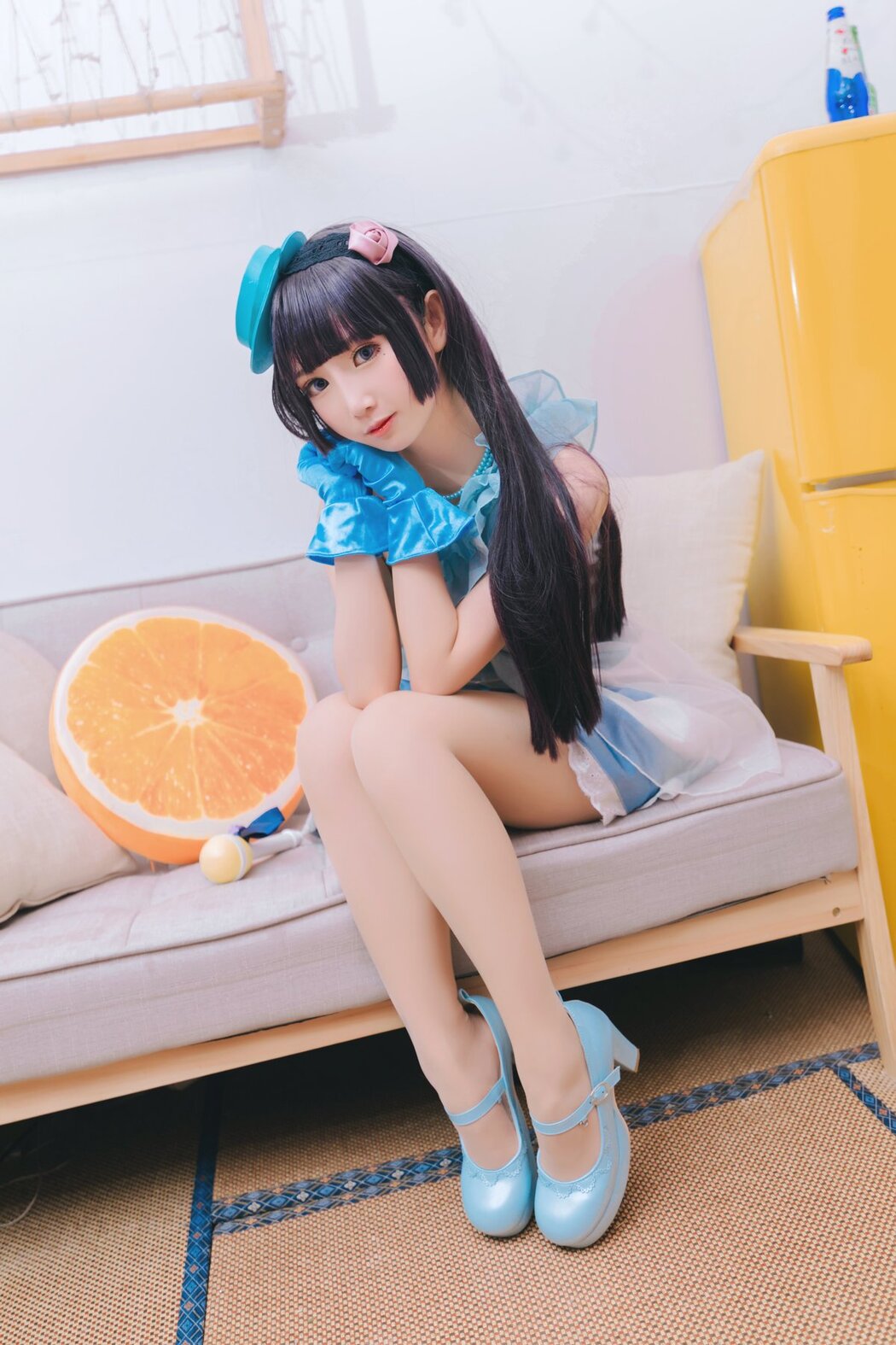 Coser@面饼仙儿 No.026 黑猫打歌服