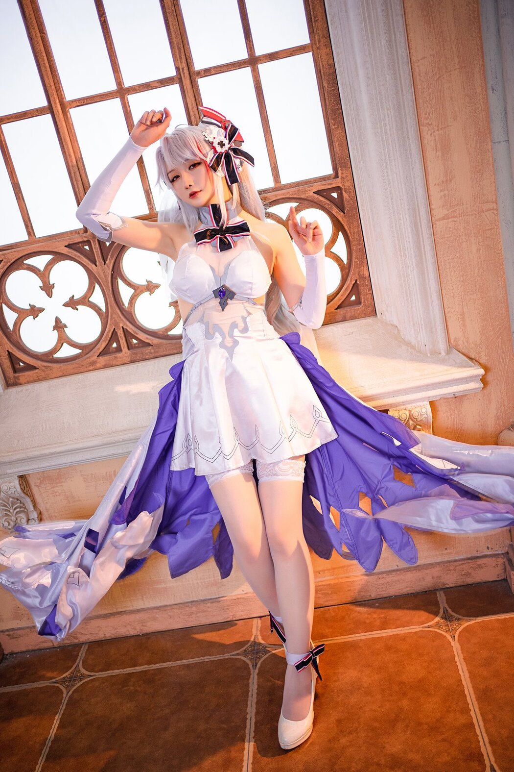 Coser@星之迟迟Hoshilily – 秘密花园 欧根婚纱