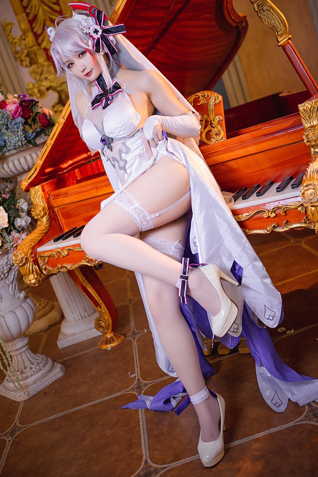 Coser@星之迟迟Hoshilily – 秘密花园 欧根婚纱 Cover Photo