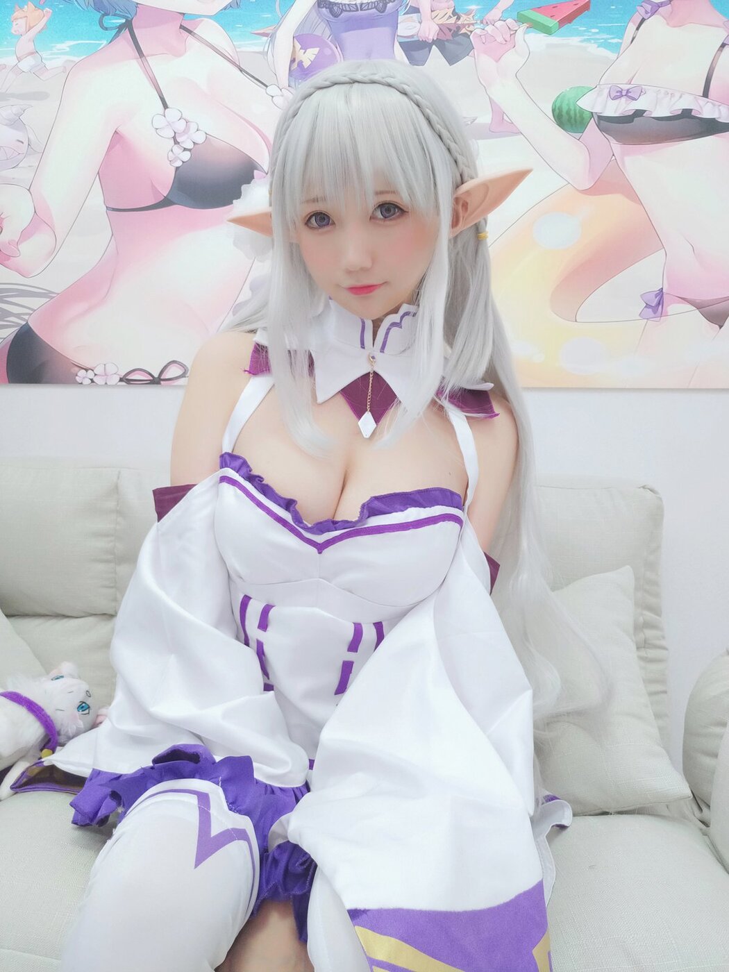 Coser@NAGISA魔物喵 – 自摄系列05艾米莉亚