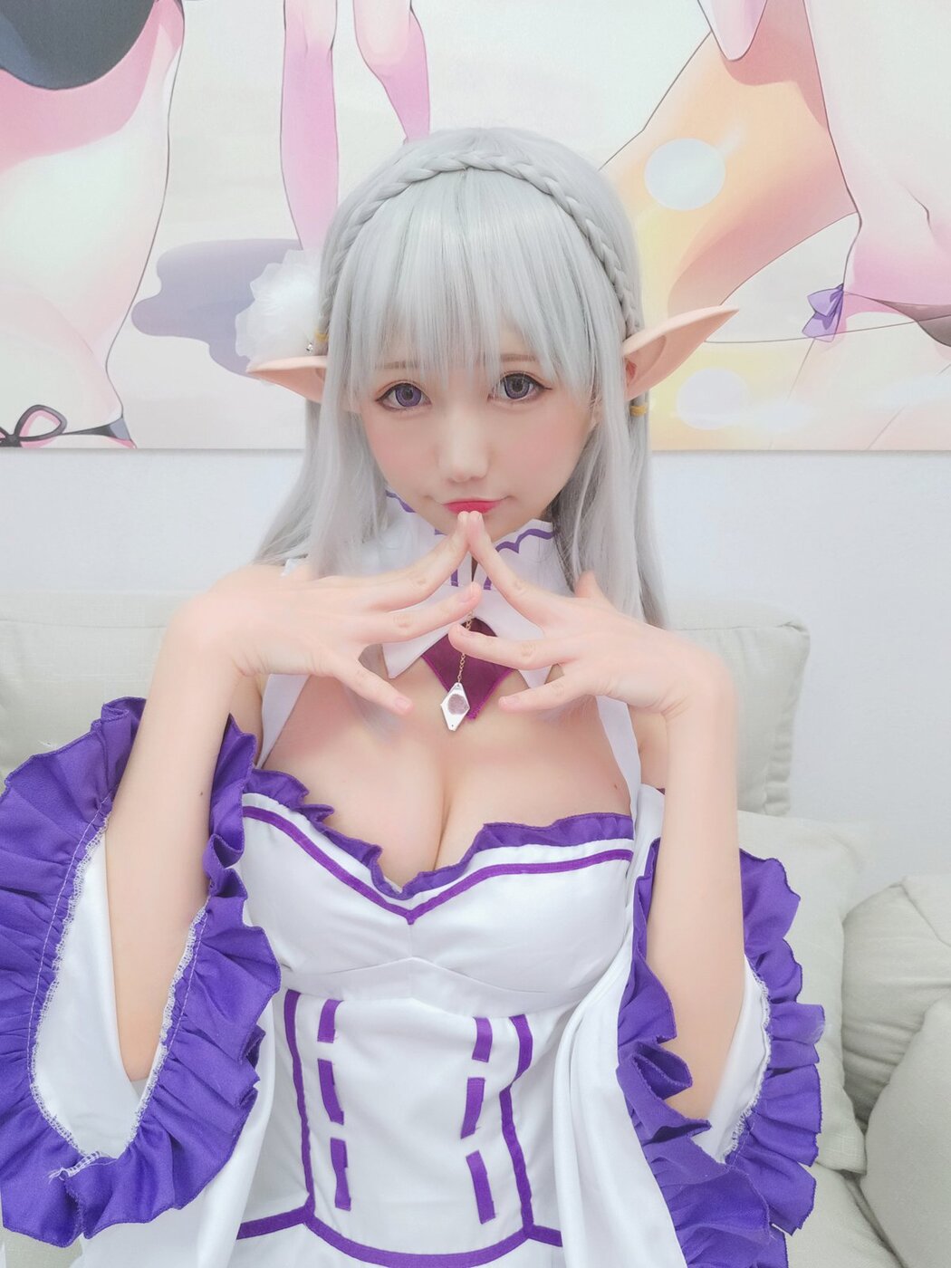 Coser@NAGISA魔物喵 – 自摄系列05艾米莉亚