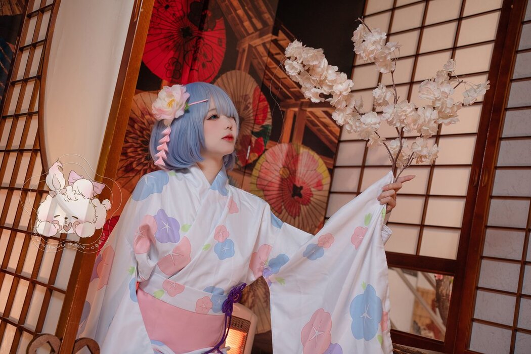 Coser@黏黏团子兔 – 蕾姆夏日祭