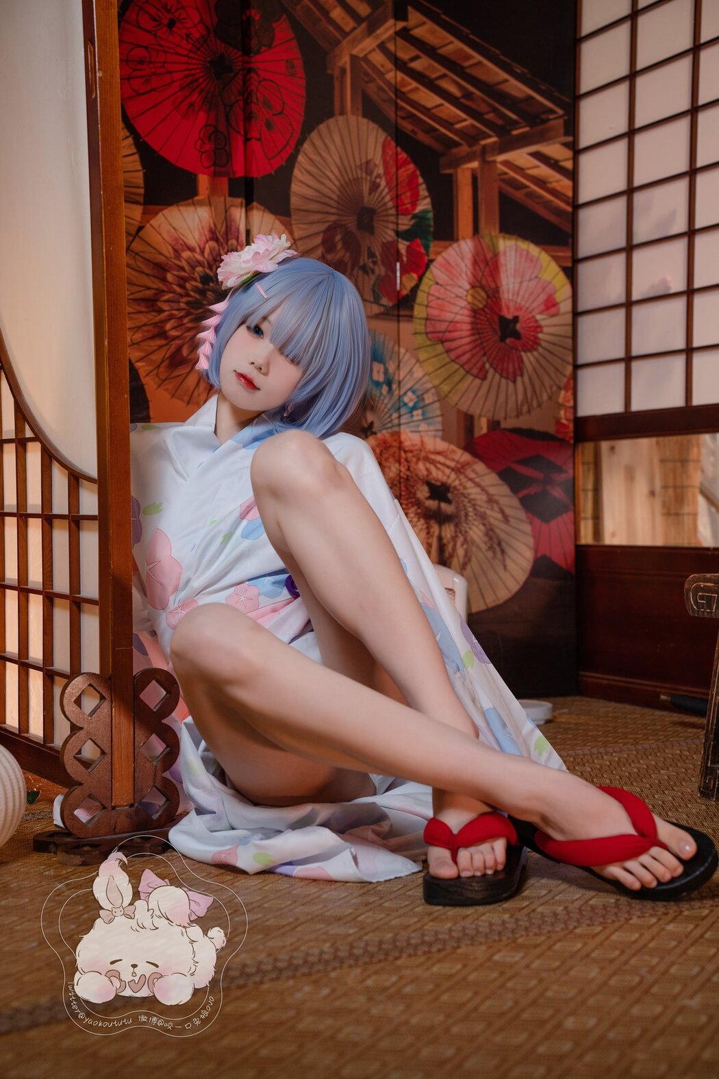 Coser@黏黏团子兔 – 蕾姆夏日祭