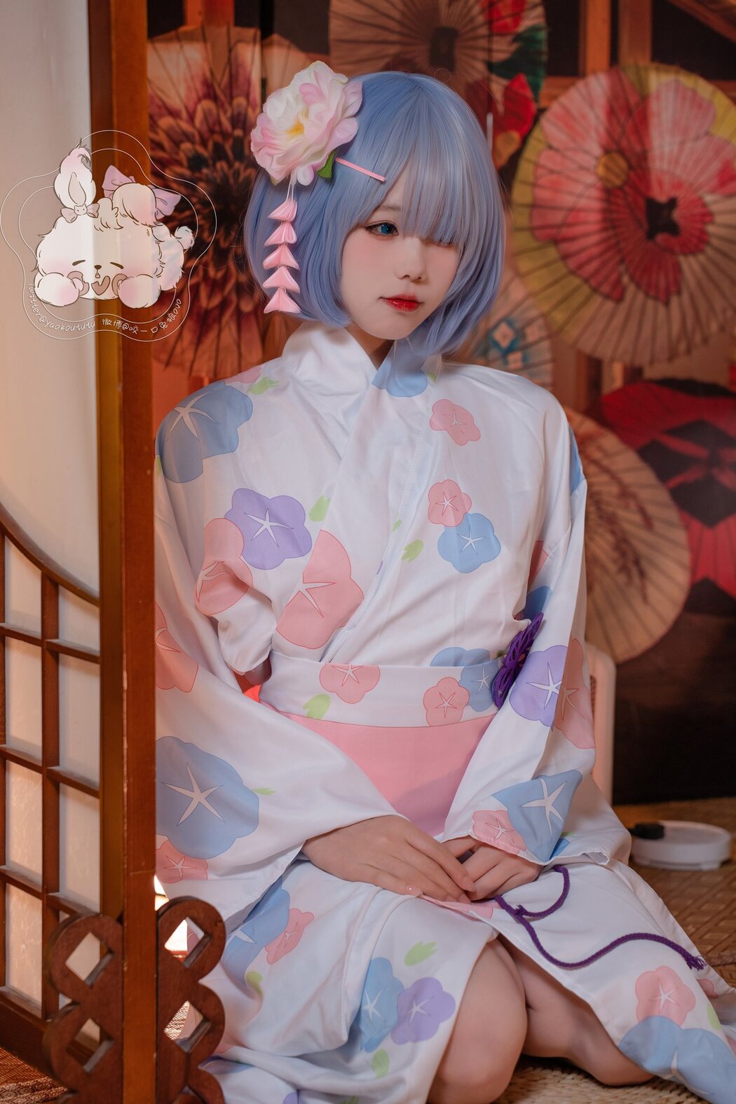 Coser@黏黏团子兔 – 蕾姆夏日祭