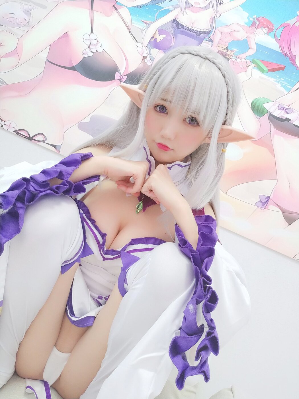 Coser@NAGISA魔物喵 – 自摄系列05艾米莉亚