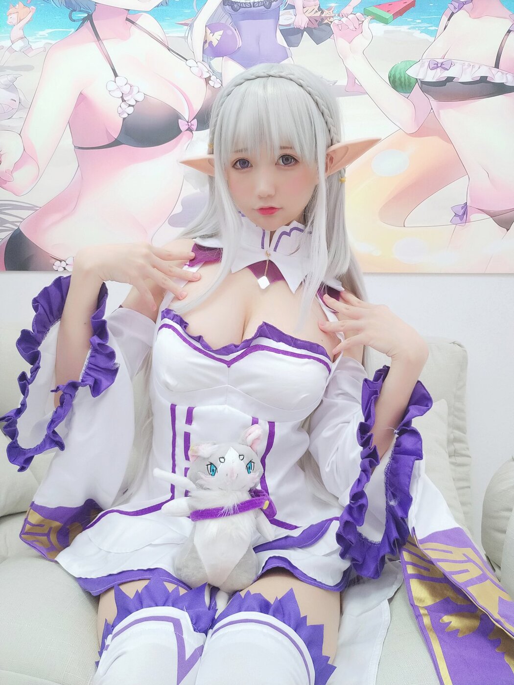 Coser@NAGISA魔物喵 – 自摄系列05艾米莉亚