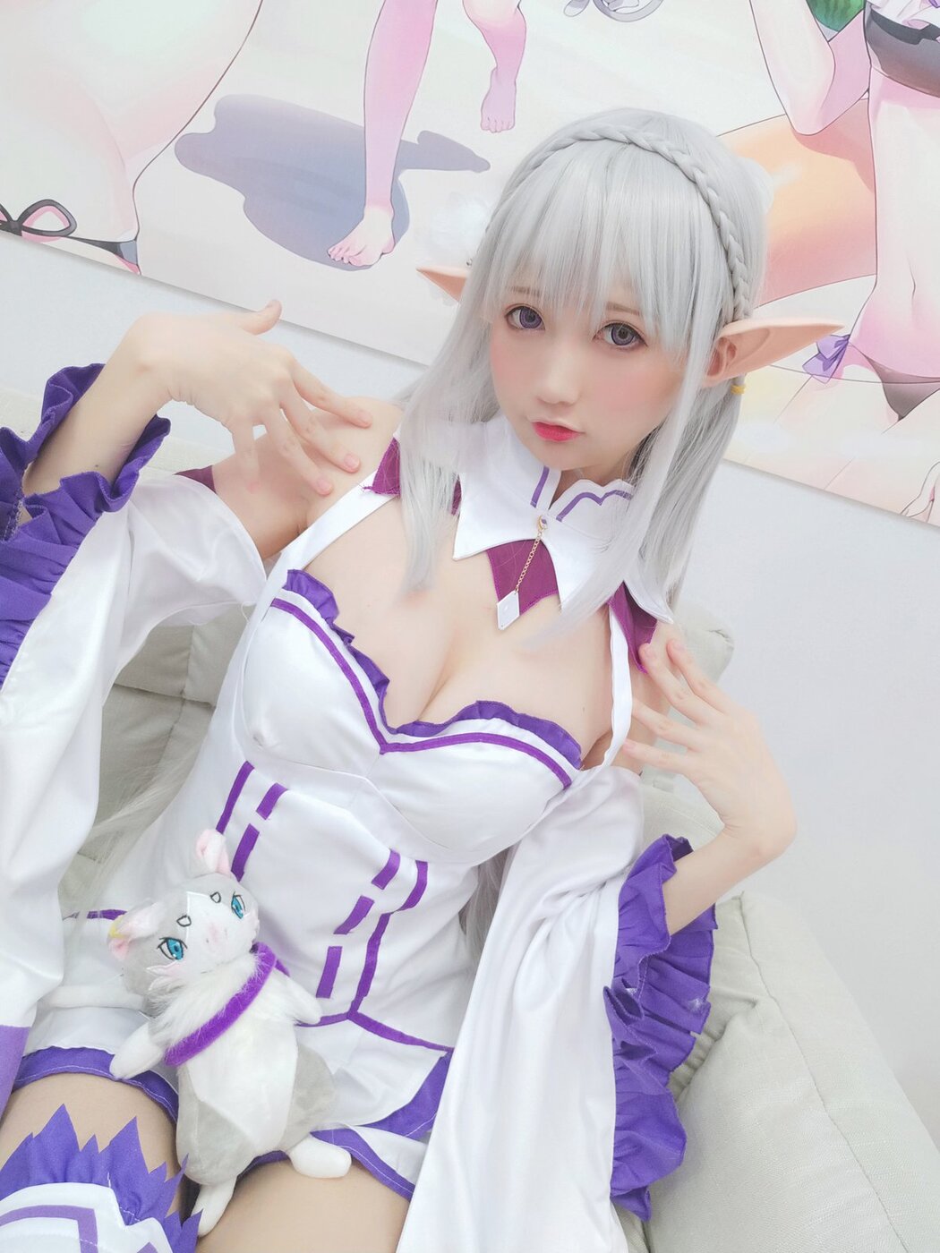 Coser@NAGISA魔物喵 – 自摄系列05艾米莉亚