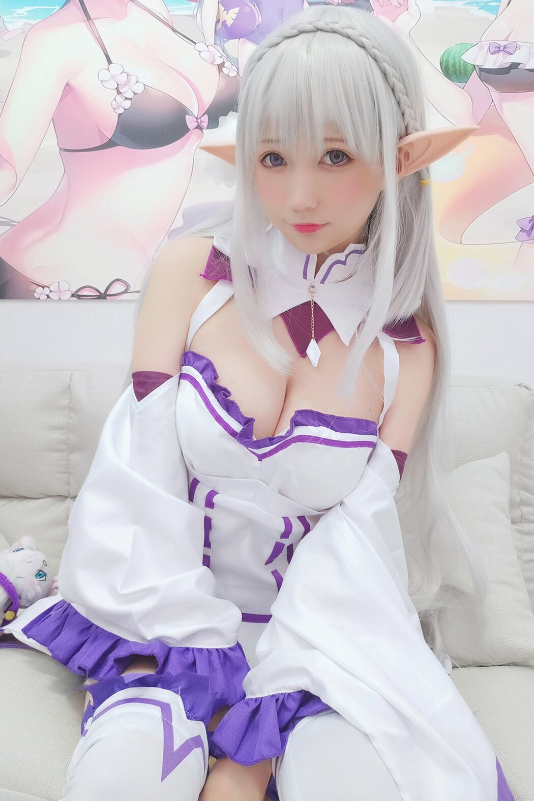 Coser@NAGISA魔物喵 – 自摄系列05艾米莉亚 Cover Photo