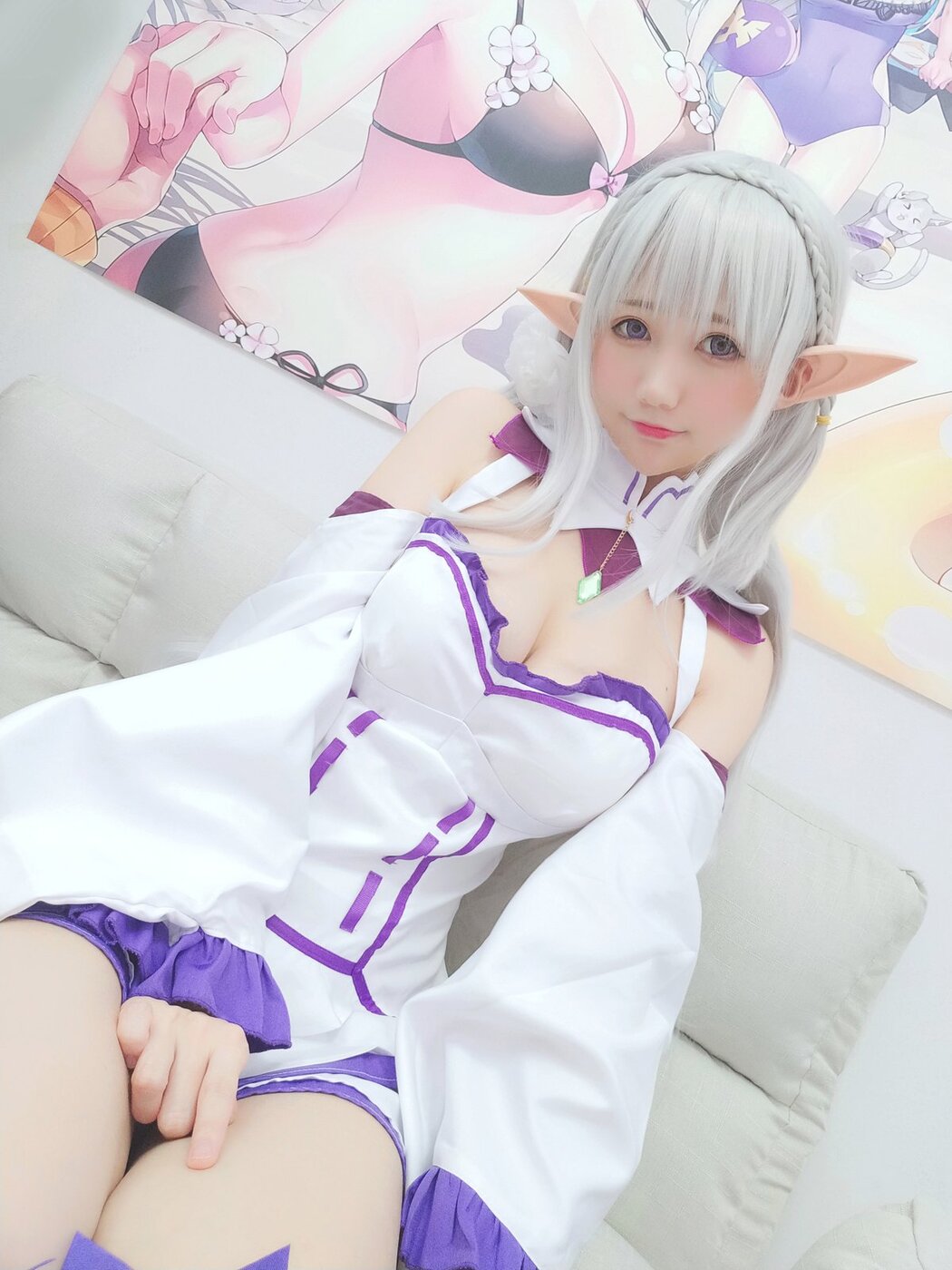 Coser@NAGISA魔物喵 – 自摄系列05艾米莉亚