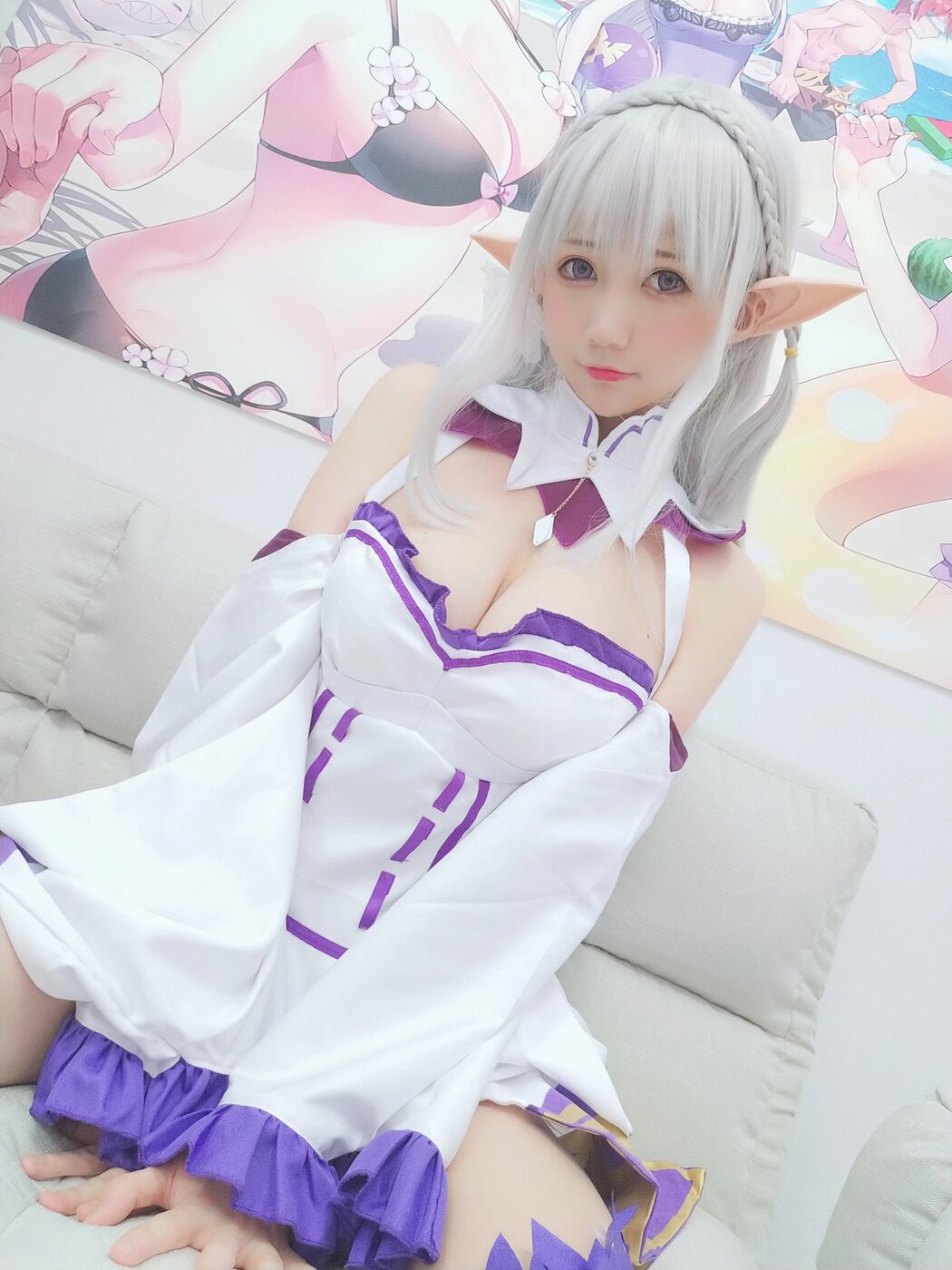 Coser@NAGISA魔物喵 – 自摄系列05艾米莉亚