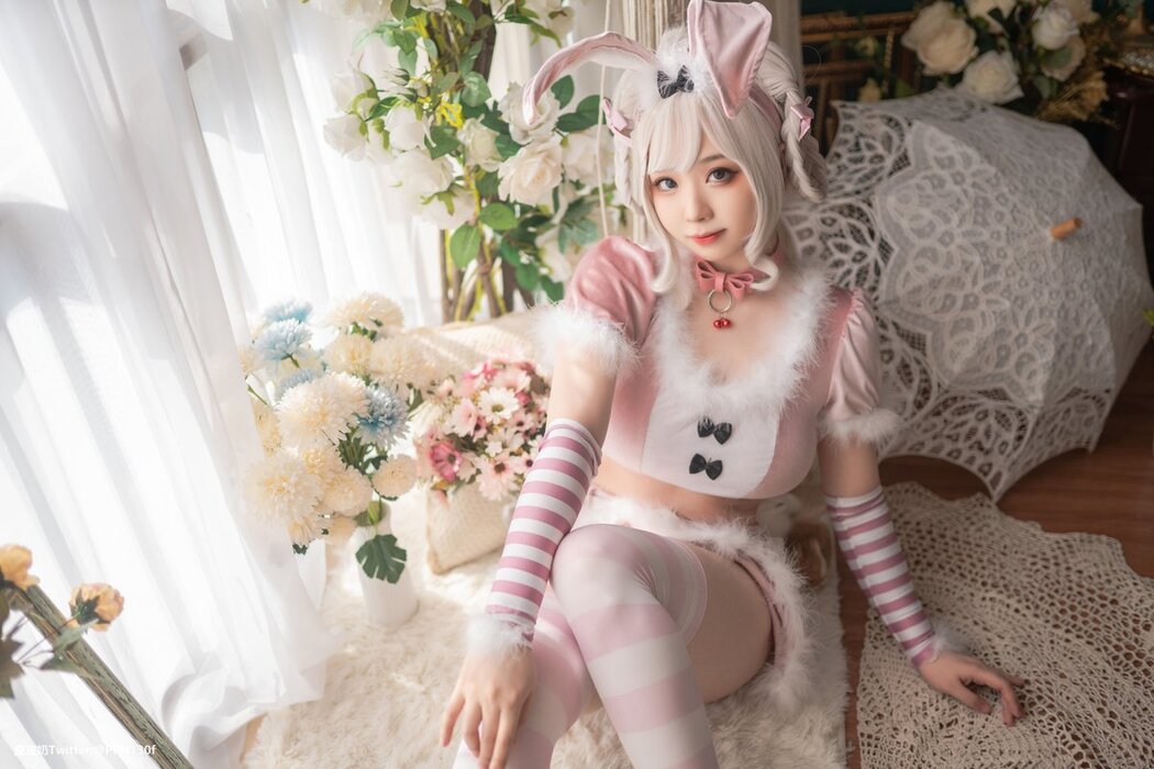 Coser@皮皮奶可可爱了啦 粉色兔兔