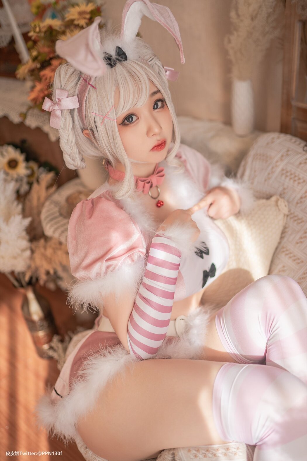 Coser@皮皮奶可可爱了啦 粉色兔兔