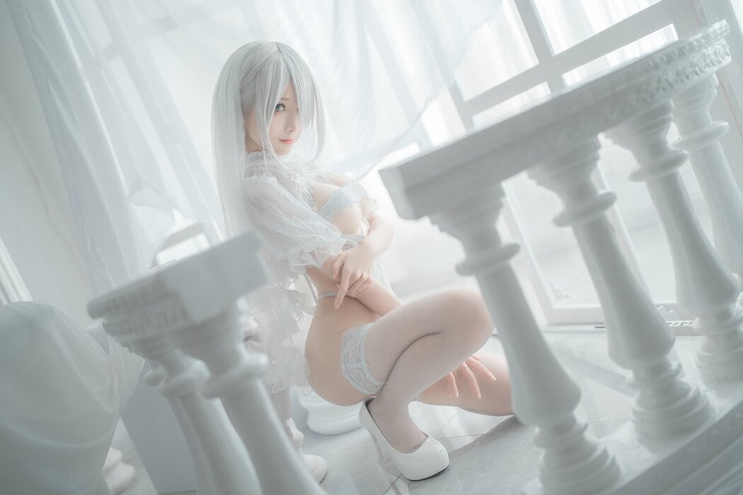 Coser@蠢沫沫 Vol.140 2B-白婚纱