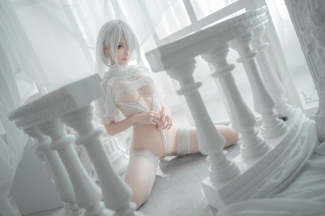 Coser@蠢沫沫 Vol.140 2B-白婚纱