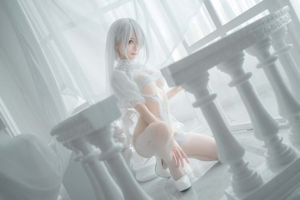 Coser@蠢沫沫 Vol.140 2B-白婚纱