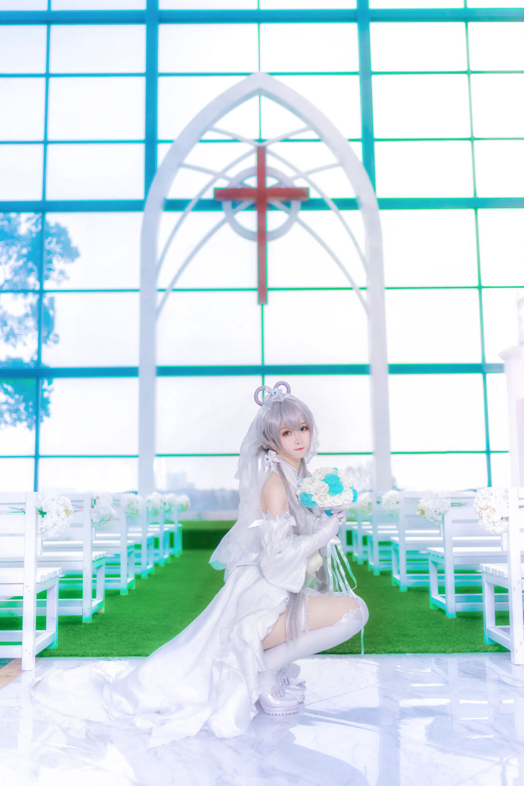 [Beauty Coser] Yui Jinyu "Luo Tianyi Wedding Dress"