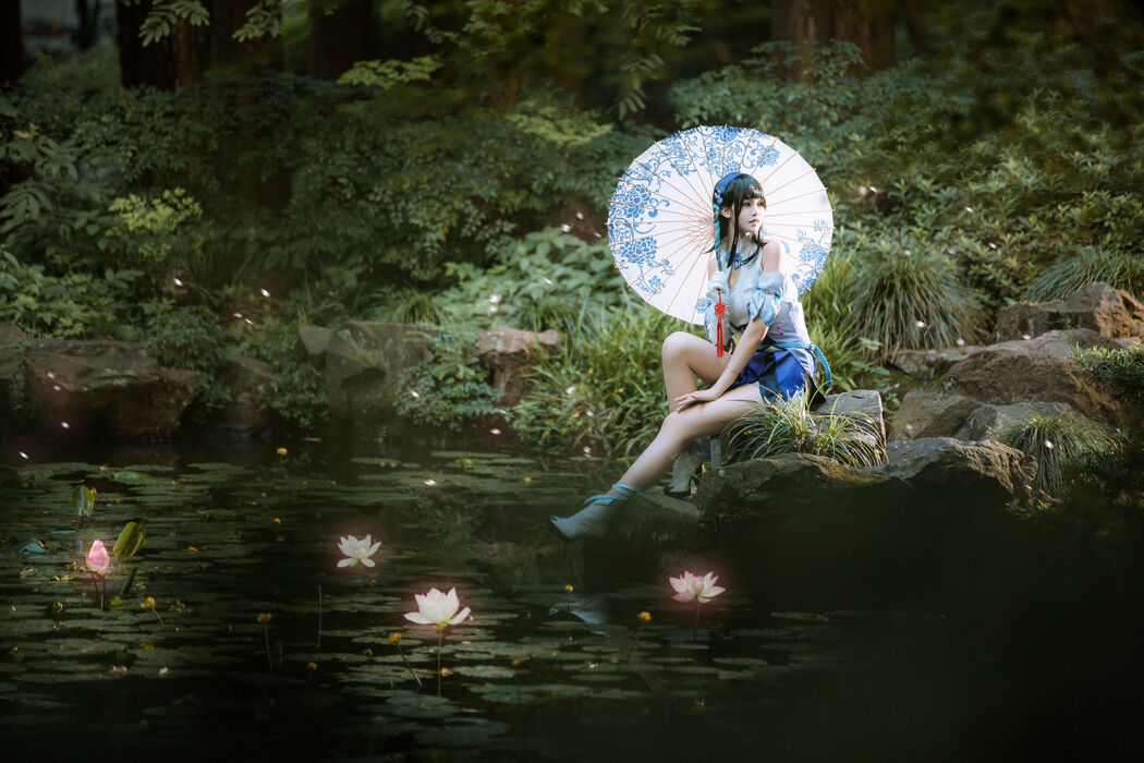 Beauty Coser Qi Guer MIKI "King of Glory Xi Shi" Cover Photo