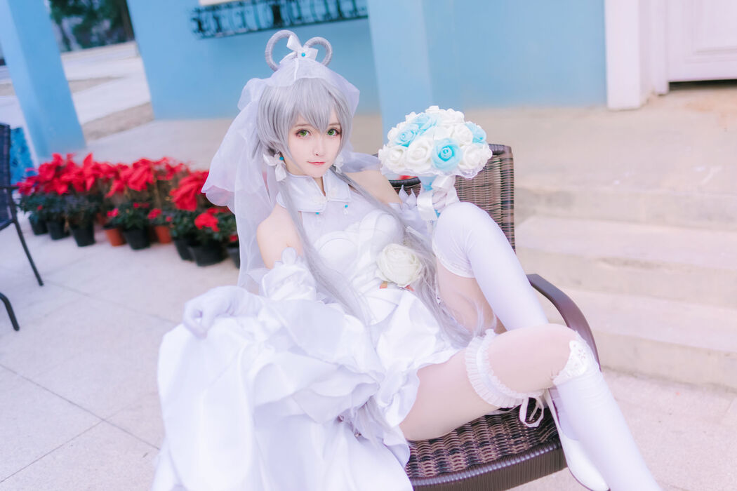 [Beauty Coser] Yui Jinyu "Luo Tianyi Wedding Dress" Cover Photo
