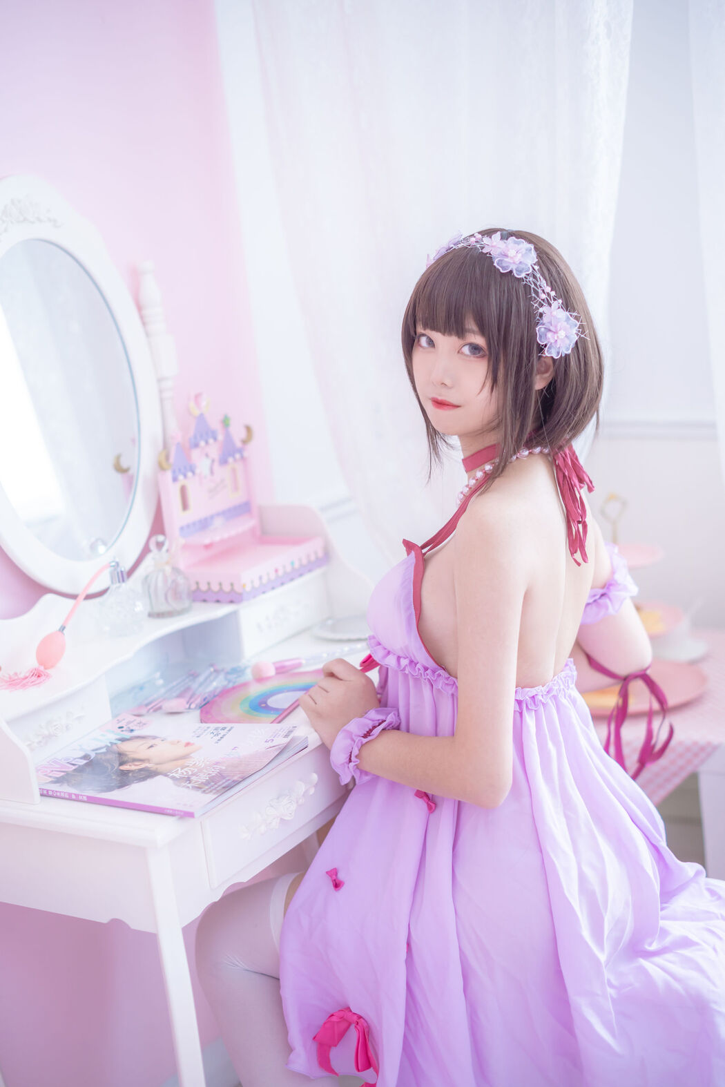 [Beauty Coser] Honey Cat Fur "Megumi Kato Pajamas" Cover Photo