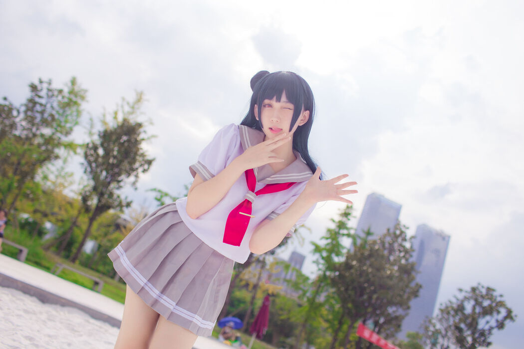 Beauty Coser Asano Funko "LoveLive! Sunshine!! Tsushima Yoshiko"