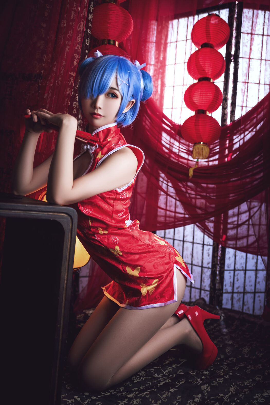 [Beauty Coser] Face Cake Fairy "Rem Cheongsam"