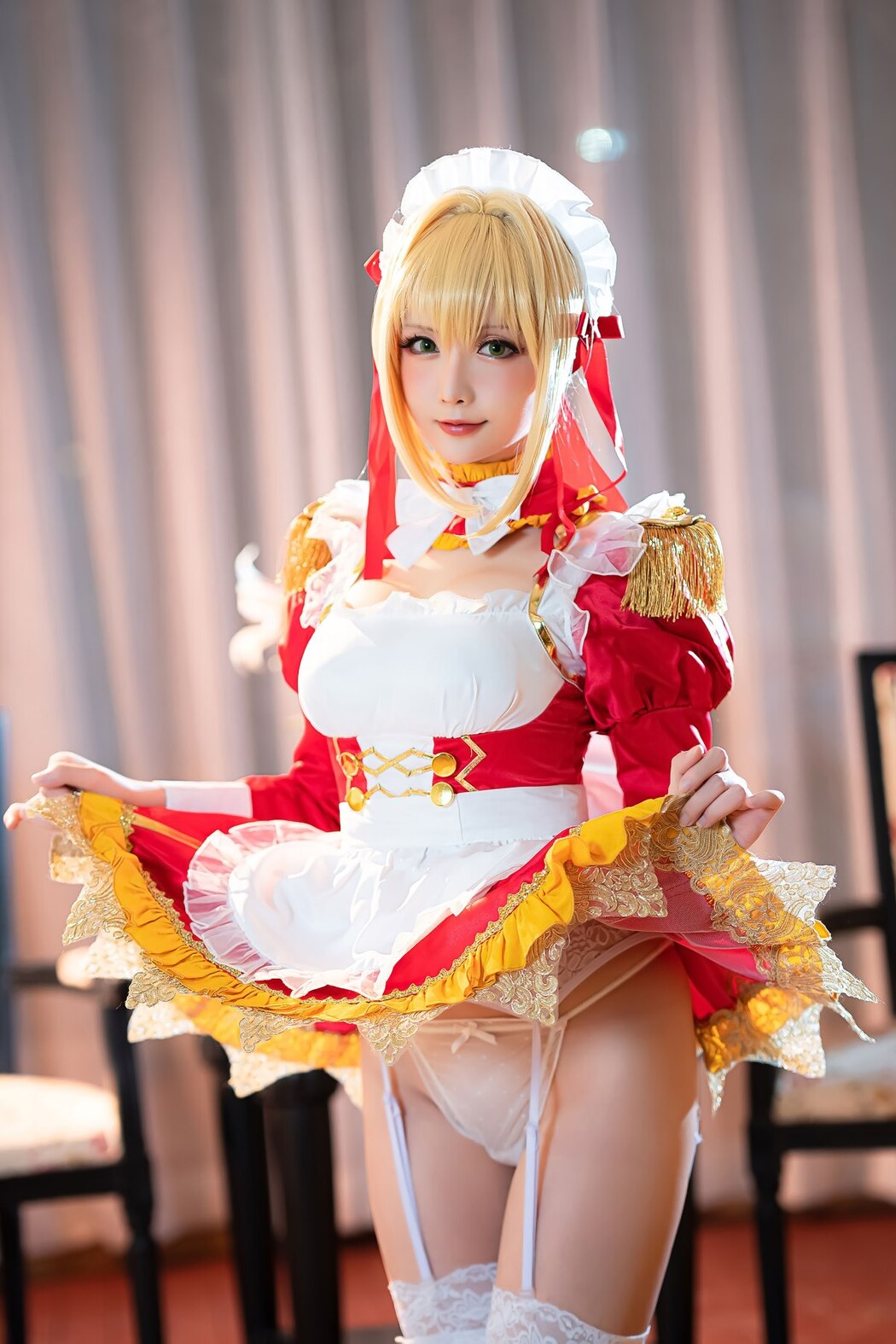 Coser@星之迟迟Hoshilily – Nero Claudius maid FGO