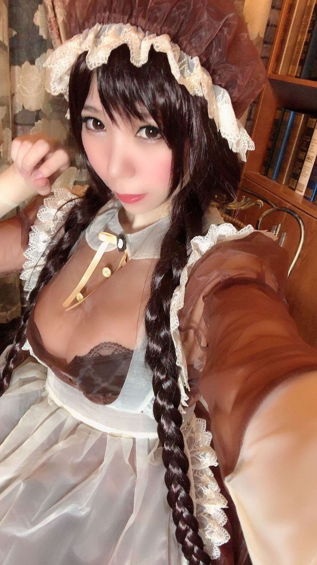 Busty beauty Coser Nozomi Kano "Transparent Maid"