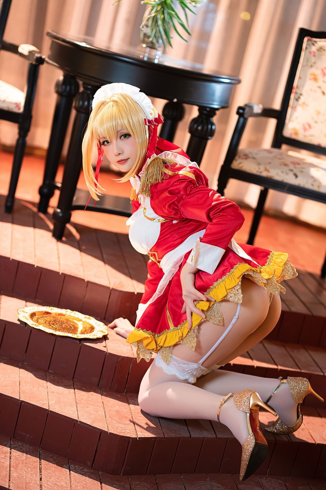 Coser@星之迟迟Hoshilily – Nero Claudius maid FGO