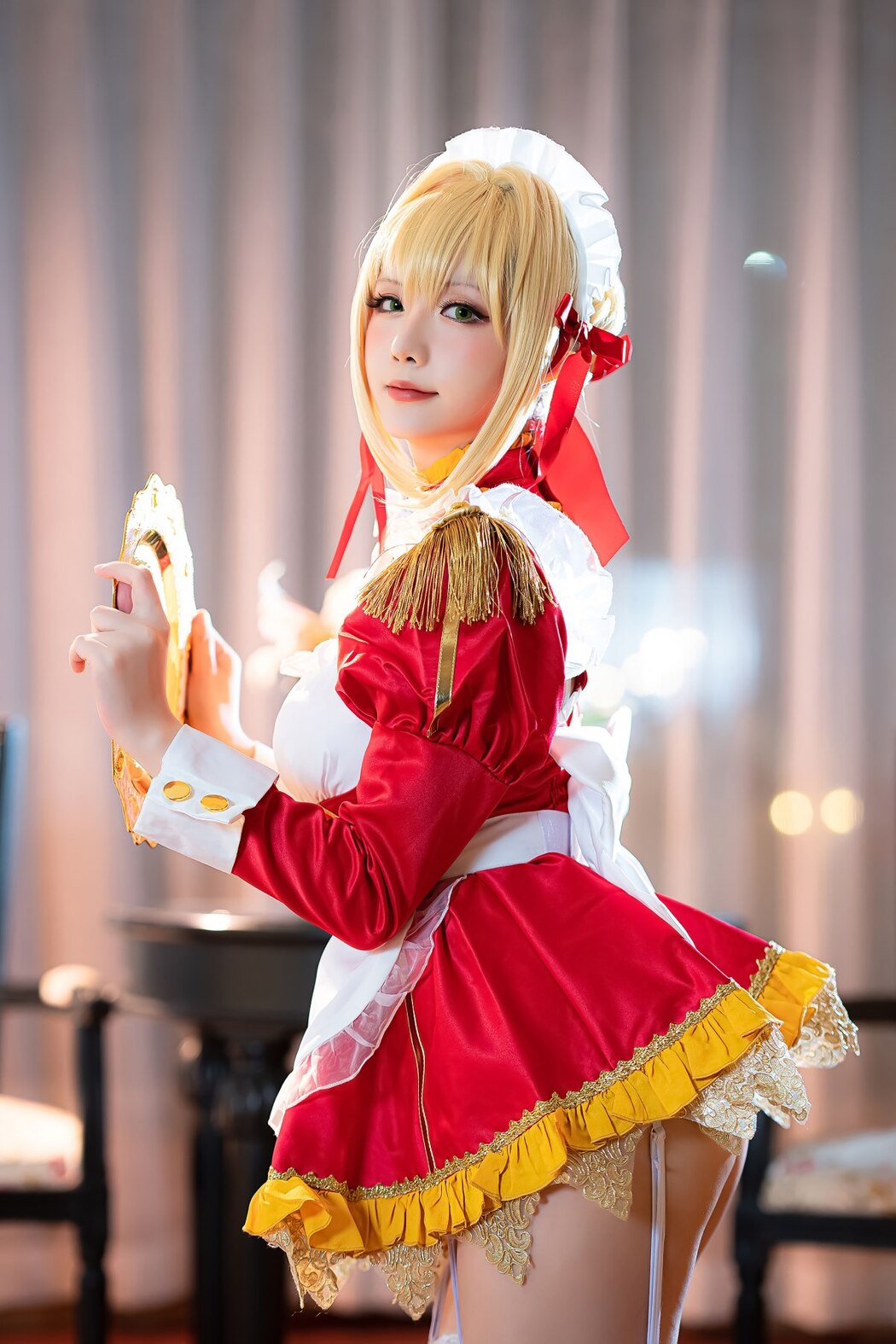 Coser@星之迟迟Hoshilily – Nero Claudius maid FGO