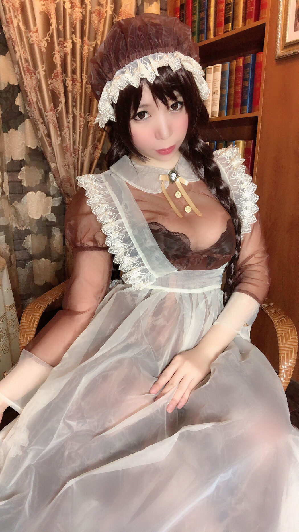 Busty beauty Coser Nozomi Kano "Transparent Maid"
