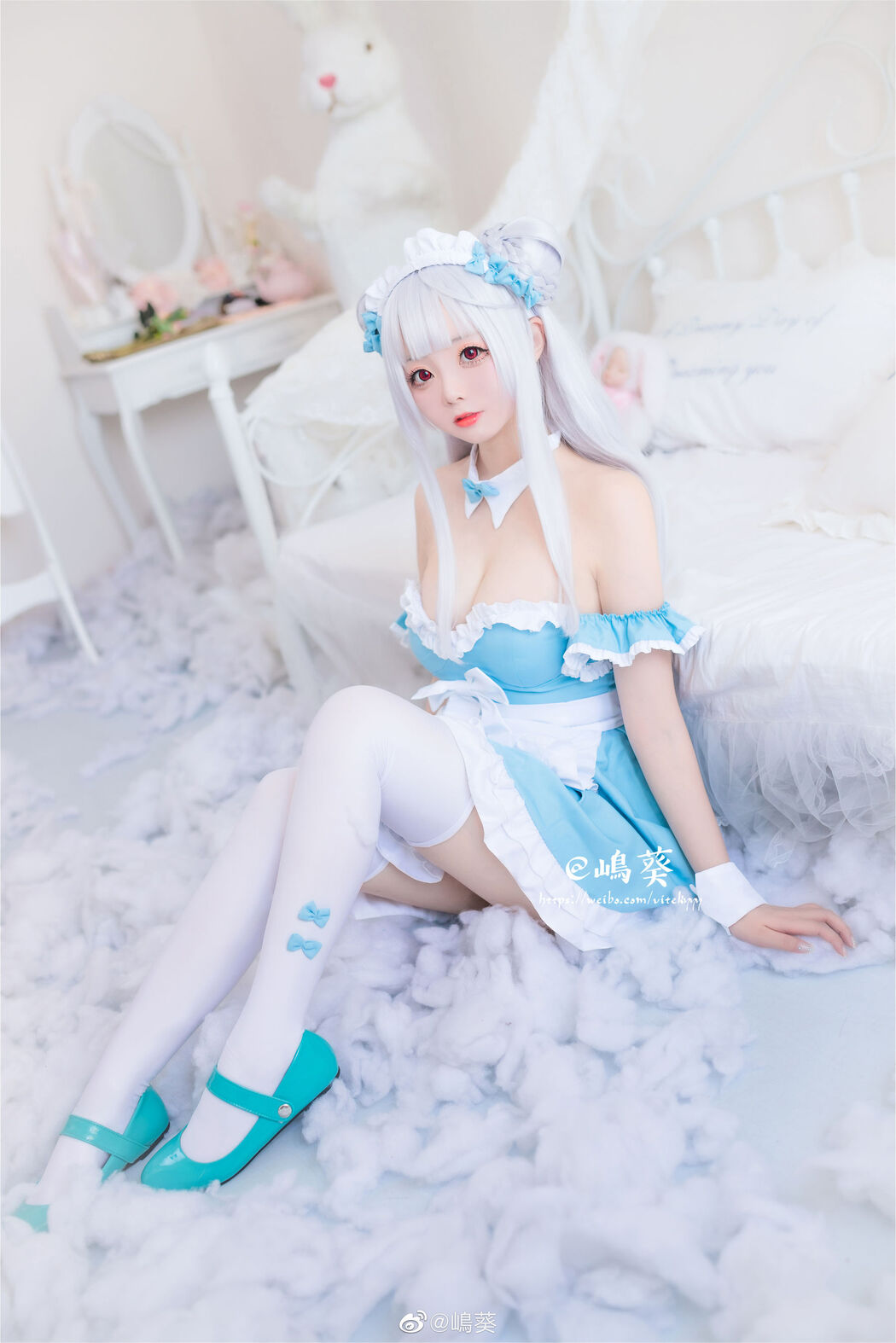 Weibo beauty Coser Shima Aoi "Little Swan Maid"