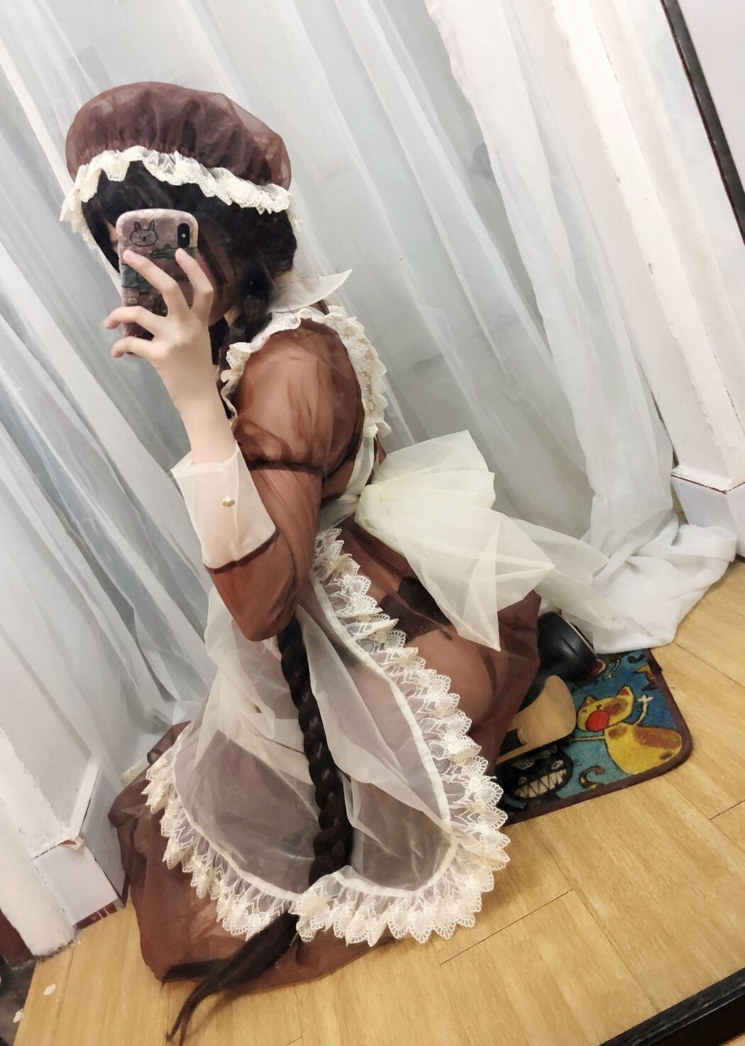 Busty beauty Coser Nozomi Kano "Transparent Maid"