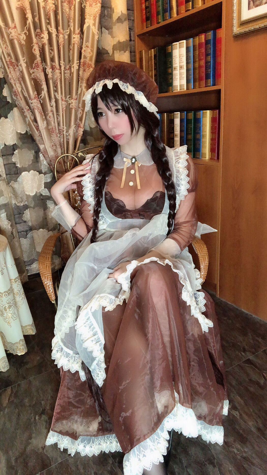 Busty beauty Coser Nozomi Kano "Transparent Maid"
