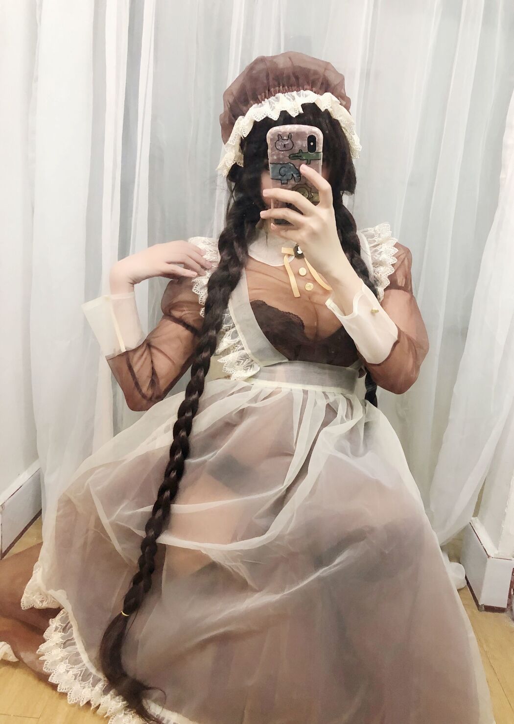 Busty beauty Coser Nozomi Kano "Transparent Maid"