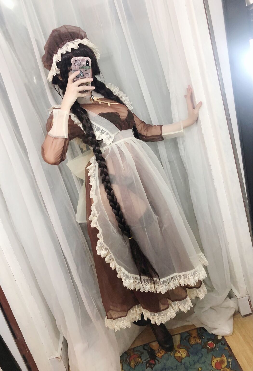 Busty beauty Coser Nozomi Kano "Transparent Maid"